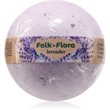 Folk & Flora Lavender bombă de baie cu efect calmant - imagine 2